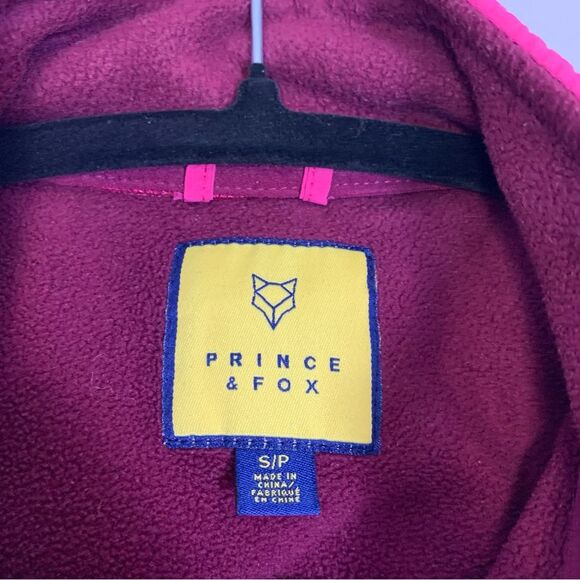 Prince & Fox Full Zip Fleece Jacket Pink Women's Size S - Picture 2 of 11